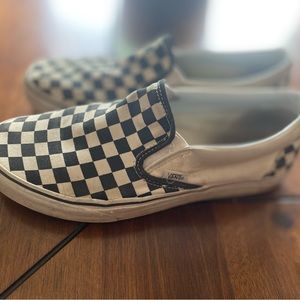Vans Classic Checkered slip on's size 9.5 men's